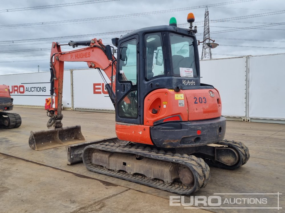 2013 Kubota U55-4 - Мини багер: слика 3 2013 Kubota U55-4 - Мини багер: слика 3