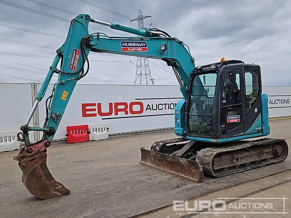 2014 Kobelco SK75SR-3E - Мини багер: слика 1 2014 Kobelco SK75SR-3E - Мини багер: слика 1