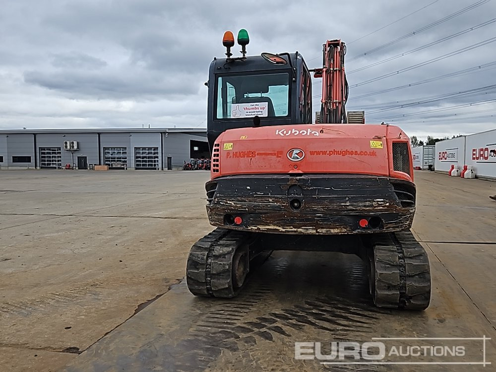 2014 Kubota KX080-4 - Мини багер: слика 4 2014 Kubota KX080-4 - Мини багер: слика 4