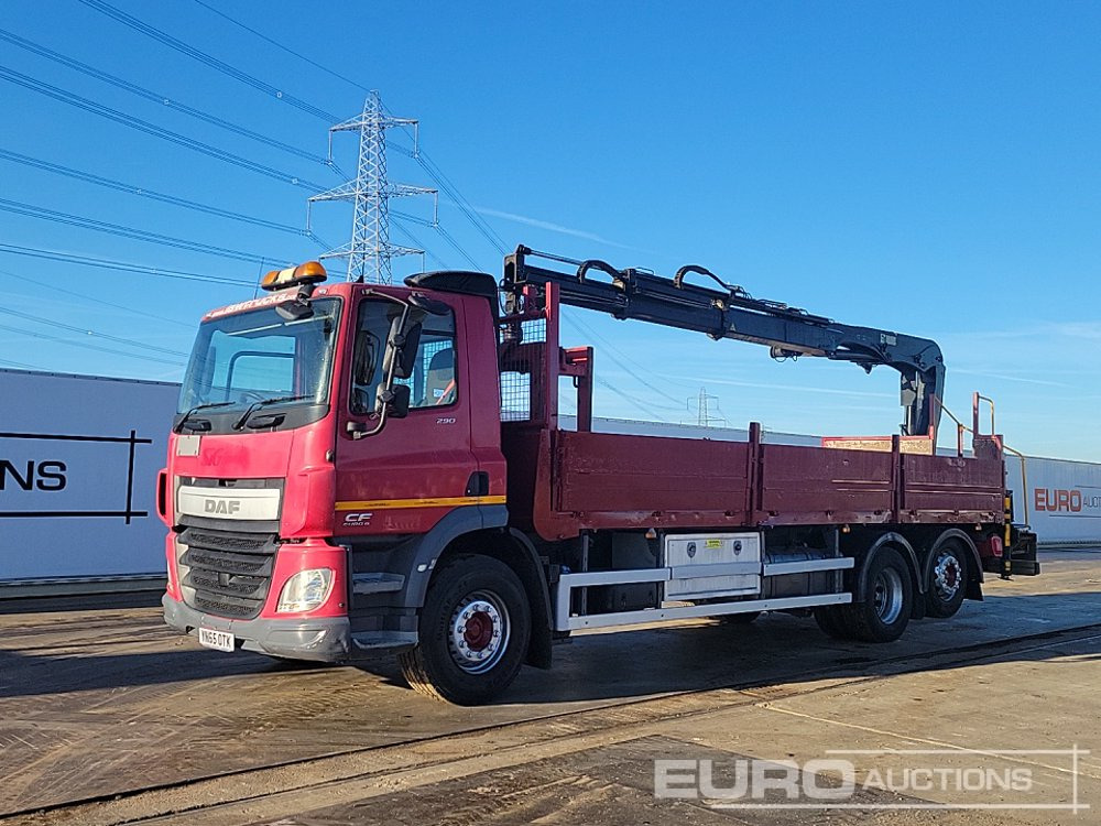 2015 DAF CF290 - Камион со платформа: слика 1 2015 DAF CF290 - Камион со платформа: слика 1