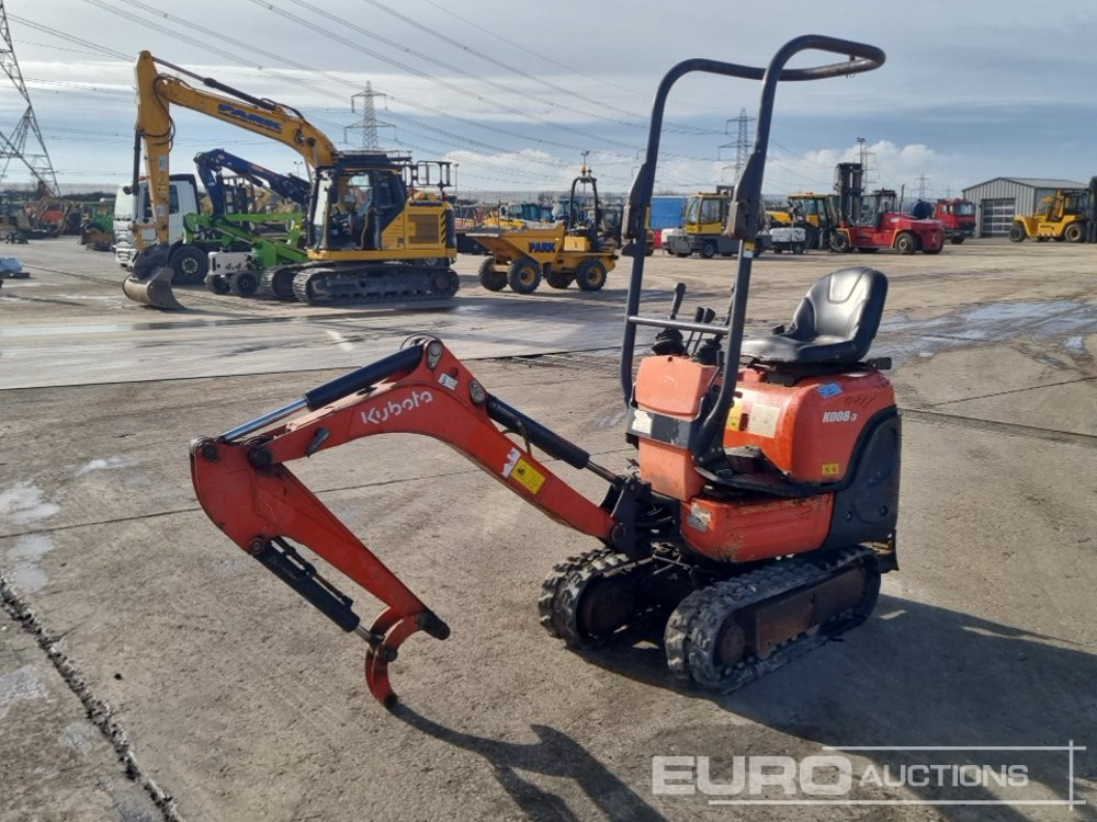 2015 Kubota K008-3 - Мини багер: слика 1 2015 Kubota K008-3 - Мини багер: слика 1