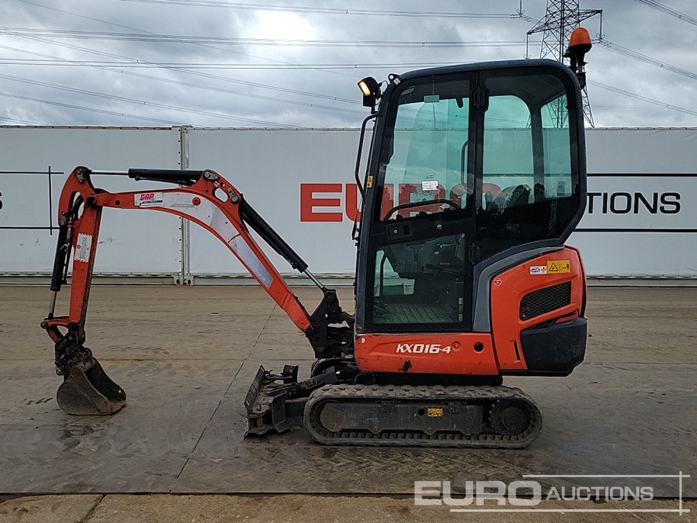2015 Kubota KX016-4 - Мини багер: слика 2 2015 Kubota KX016-4 - Мини багер: слика 2
