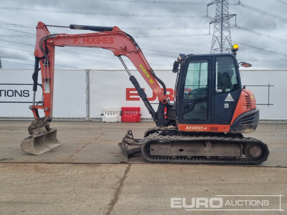 2015 Kubota KX080-4 - Мини багер: слика 2 2015 Kubota KX080-4 - Мини багер: слика 2