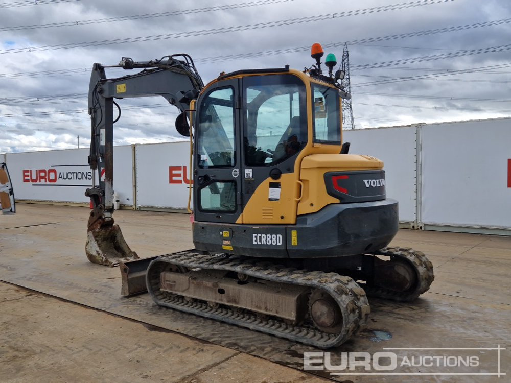 2015 Volvo ECR88D - Мини багер: слика 3 2015 Volvo ECR88D - Мини багер: слика 3