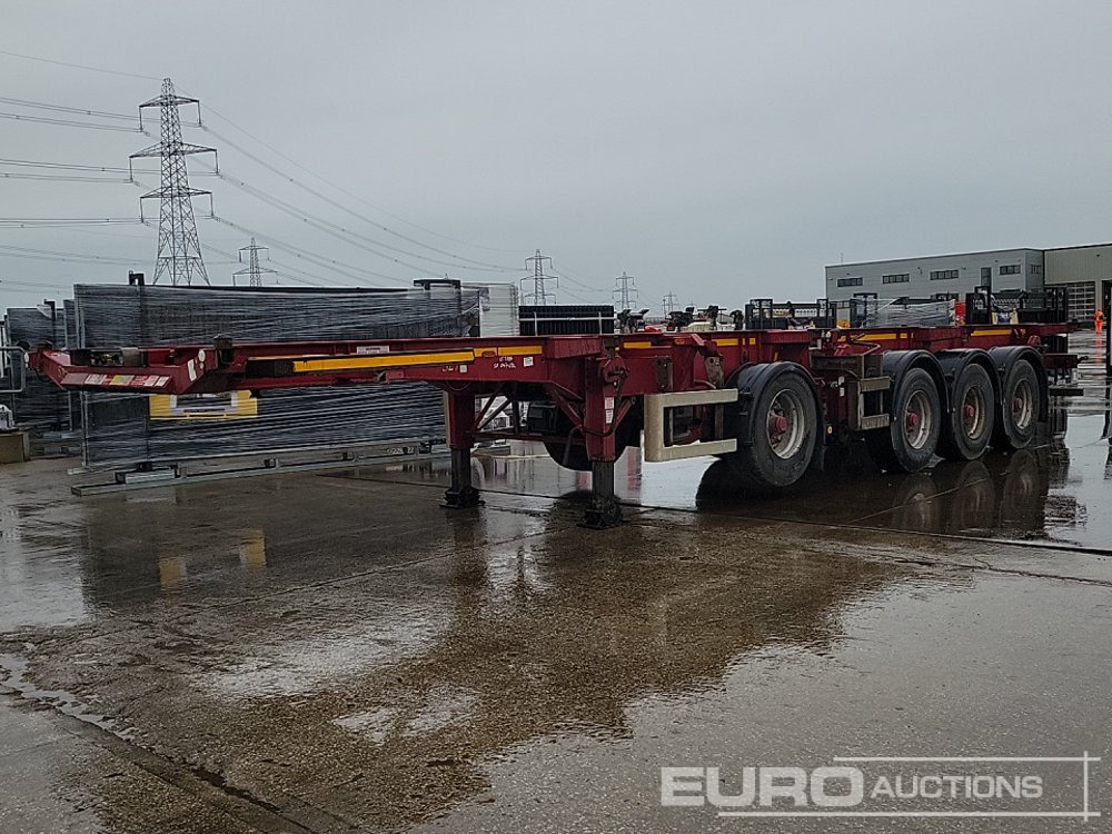 2016 Dennison MF16SK0 - Транспортер на контејнер/ Полуприколка со променливо тело: слика 1 2016 Dennison MF16SK0 - Транспортер на контејнер/ Полуприколка со променливо тело: слика 1