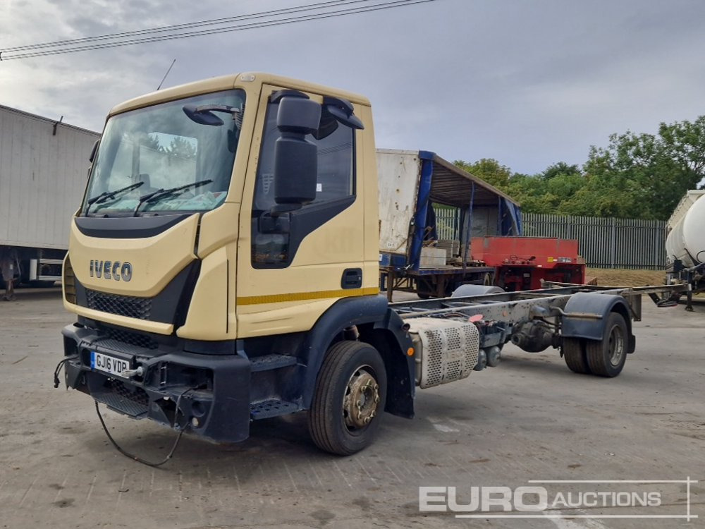 2016 Iveco 4x2 Chassis Cab, Automatic Gearbox (Non Runner, Parts Missing) - Камион со кабинска шасија: слика 1 2016 Iveco 4x2 Chassis Cab, Automatic Gearbox (Non Runner, Parts Missing) - Камион со кабинска шасија: слика 1