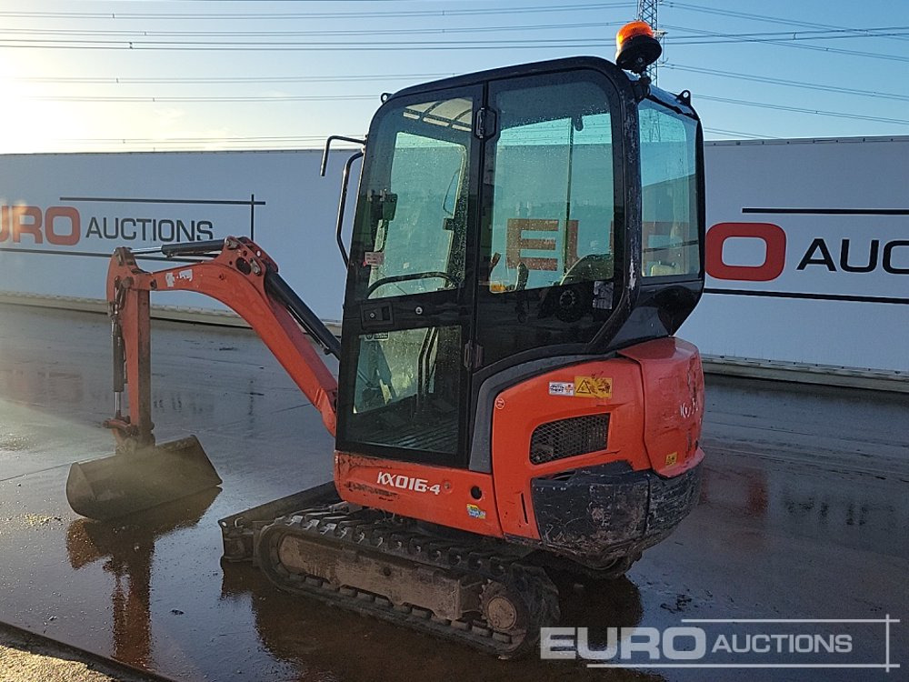 2016 Kubota KX016-4 - Мини багер: слика 3 2016 Kubota KX016-4 - Мини багер: слика 3