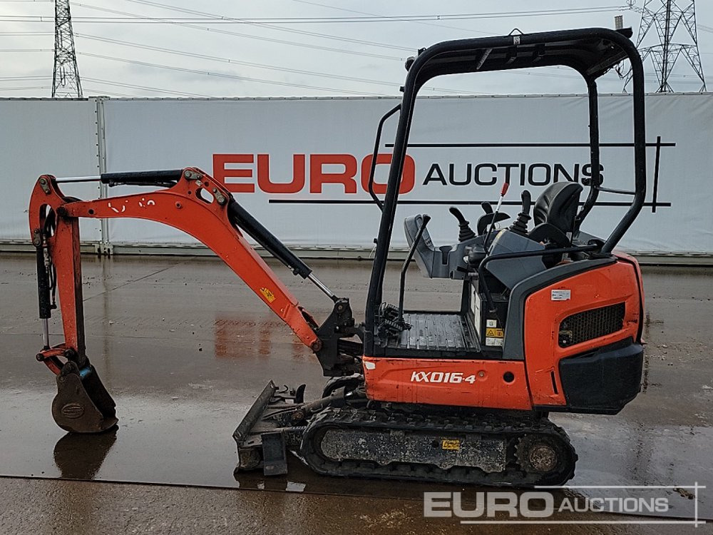 2016 Kubota KX016-4 - Мини багер: слика 2 2016 Kubota KX016-4 - Мини багер: слика 2