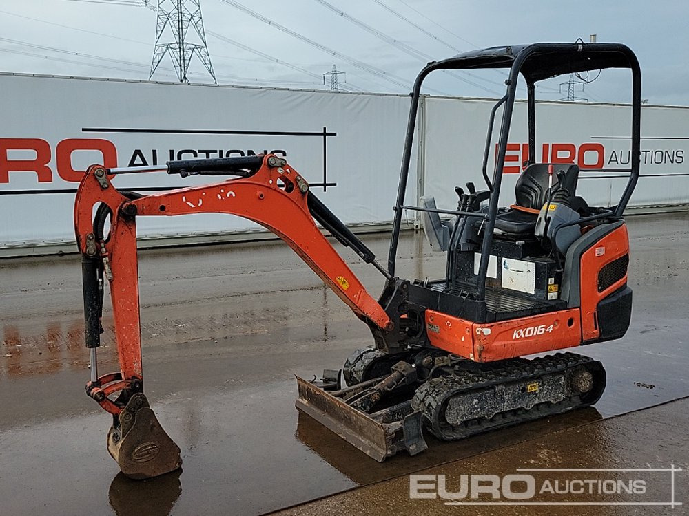 2016 Kubota KX016-4 - Мини багер: слика 1 2016 Kubota KX016-4 - Мини багер: слика 1