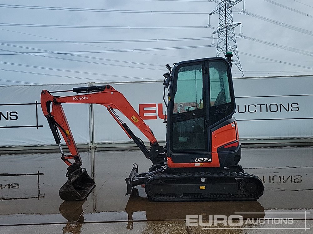 2016 Kubota U27-4 - Мини багер: слика 2 2016 Kubota U27-4 - Мини багер: слика 2