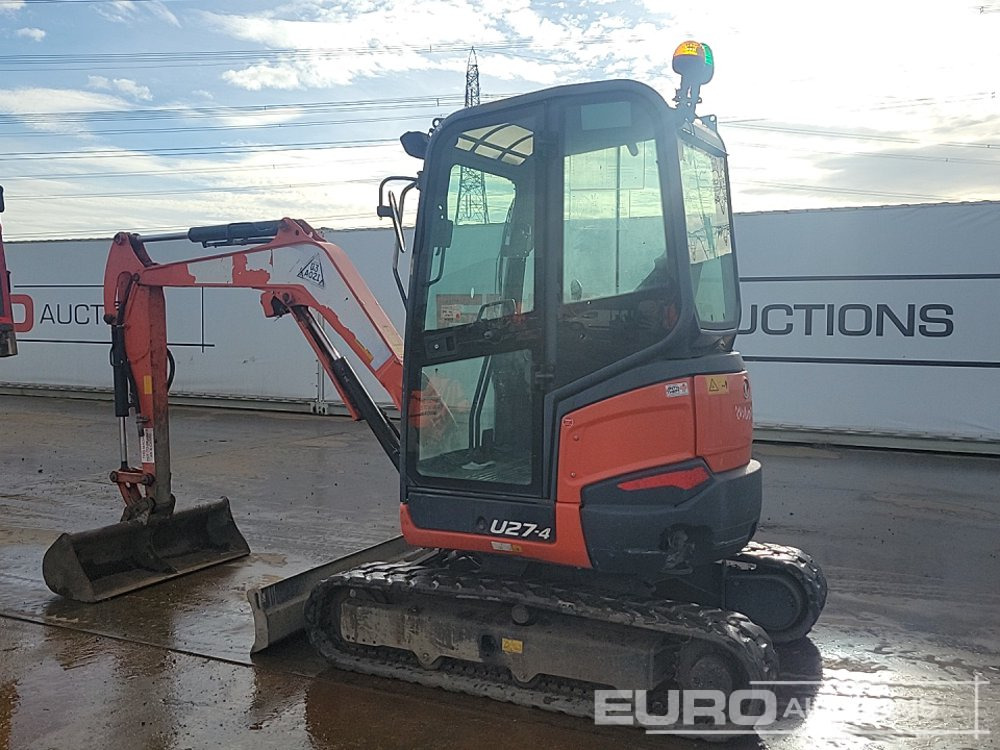 2016 Kubota U27-4 - Мини багер: слика 3 2016 Kubota U27-4 - Мини багер: слика 3