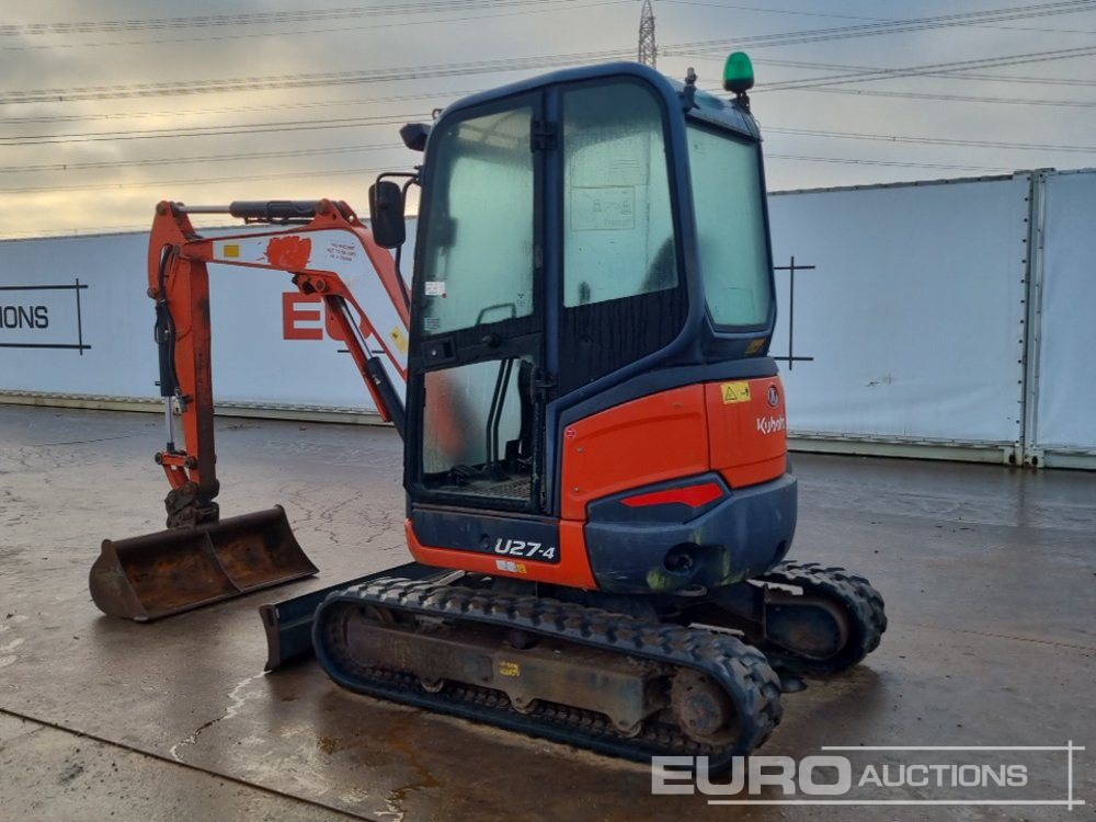 2016 Kubota U27-4 - Мини багер: слика 3 2016 Kubota U27-4 - Мини багер: слика 3