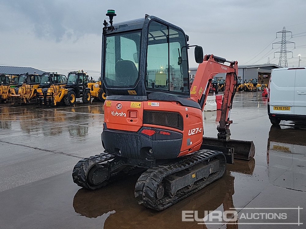 2016 Kubota U27-4 - Мини багер: слика 5 2016 Kubota U27-4 - Мини багер: слика 5