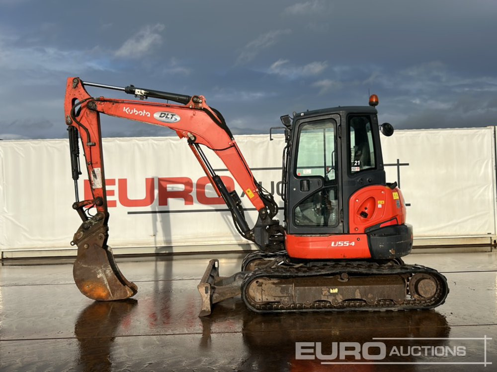2016 Kubota U55-4 - Мини багер: слика 2 2016 Kubota U55-4 - Мини багер: слика 2