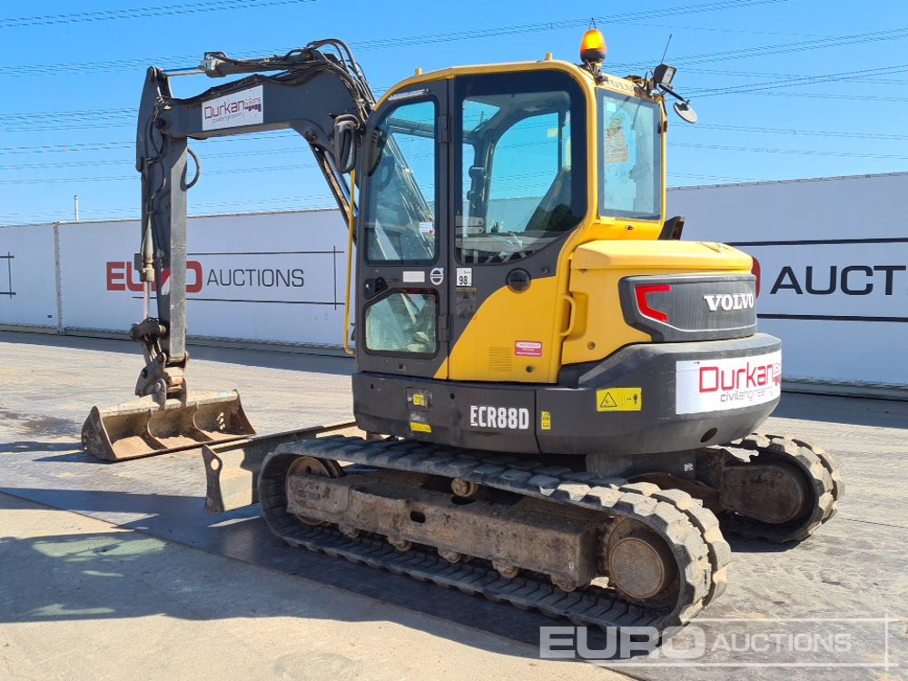 2016 Volvo ECR88D - Мини багер: слика 3 2016 Volvo ECR88D - Мини багер: слика 3