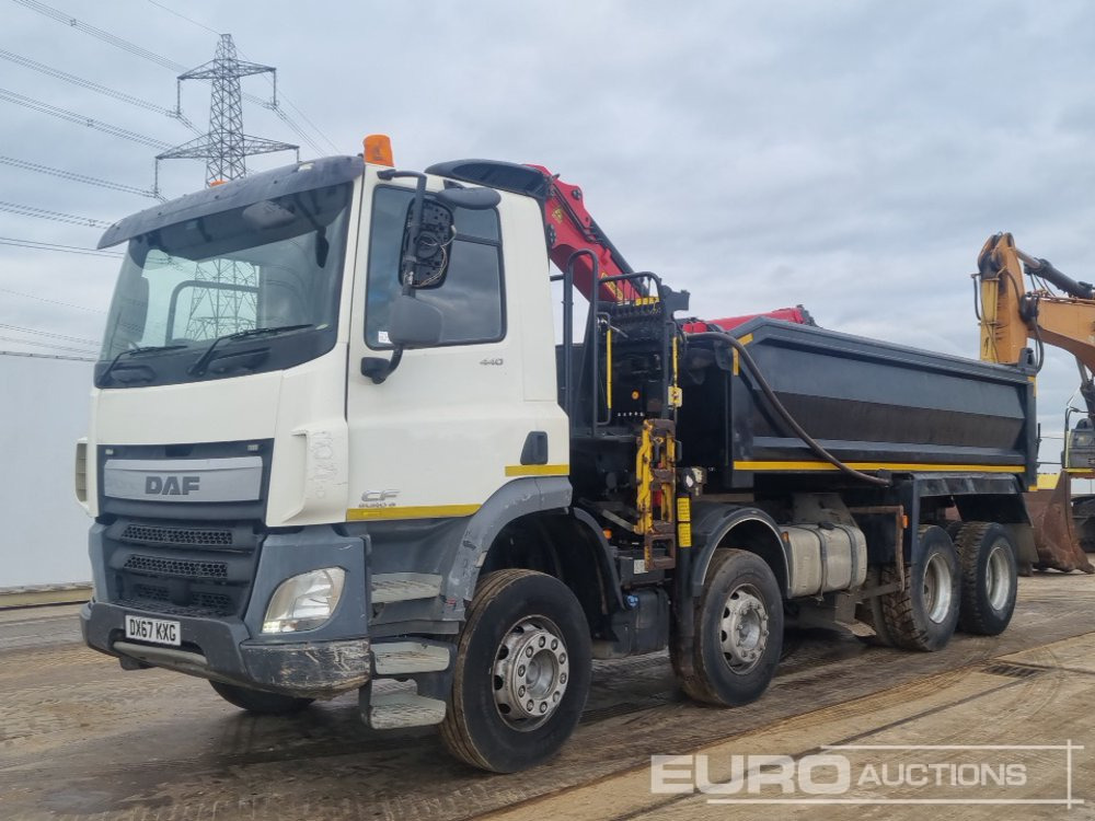 2017 DAF CF440 - Кипер, Камион со кран: слика 1 2017 DAF CF440 - Кипер, Камион со кран: слика 1