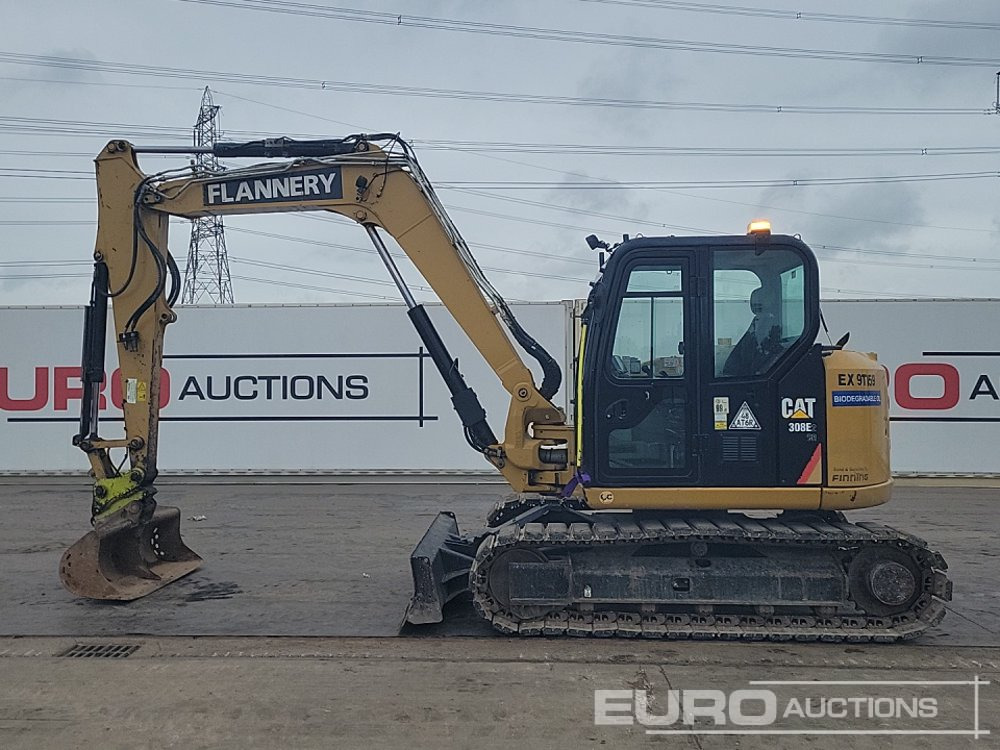 2018 CAT 308E2 CR - Мини багер: слика 2 2018 CAT 308E2 CR - Мини багер: слика 2