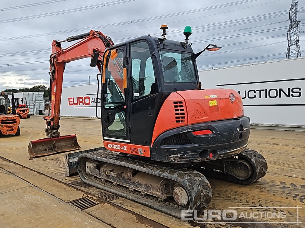 2018 Kubota KX080-4A - Мини багер: слика 3 2018 Kubota KX080-4A - Мини багер: слика 3