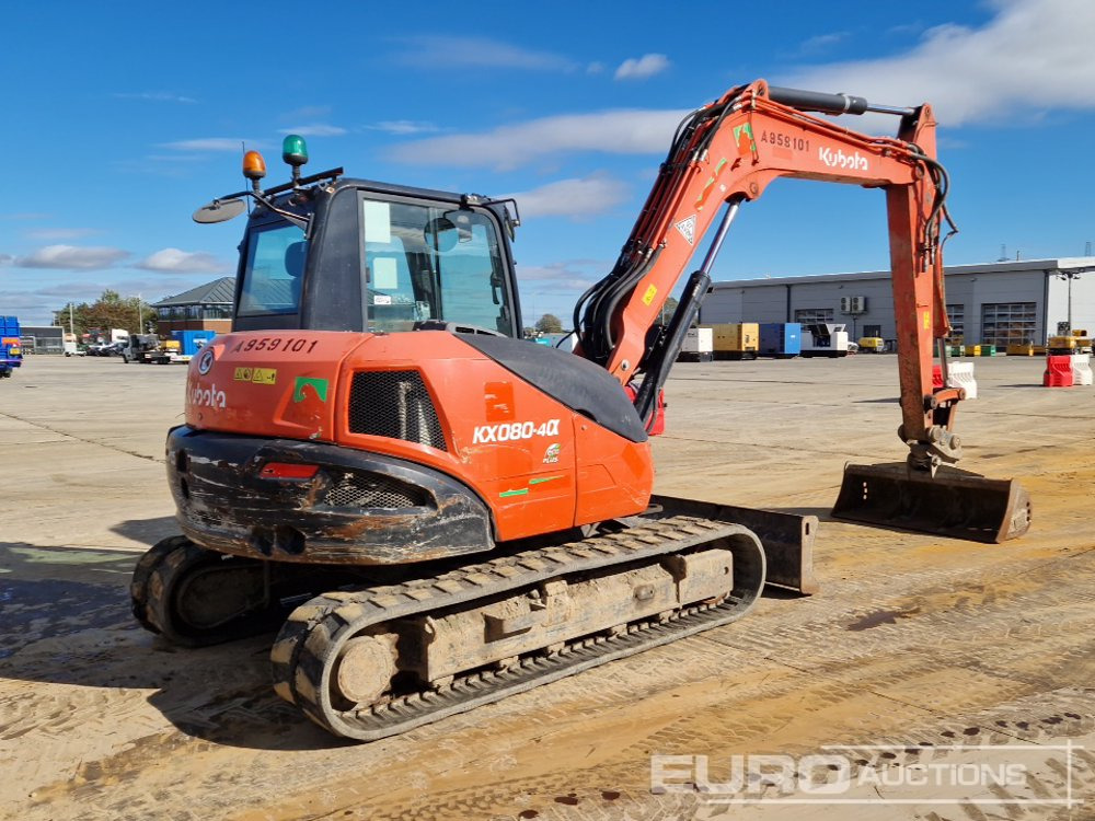 2018 Kubota KX080-4A - Мини багер: слика 5 2018 Kubota KX080-4A - Мини багер: слика 5