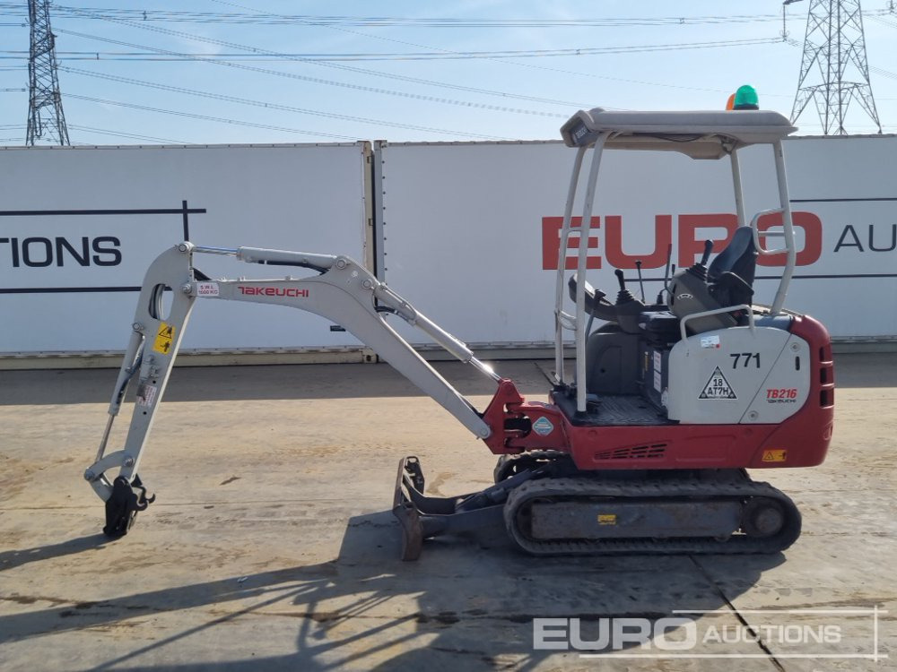 2018 Takeuchi TB216 - Мини багер: слика 2 2018 Takeuchi TB216 - Мини багер: слика 2