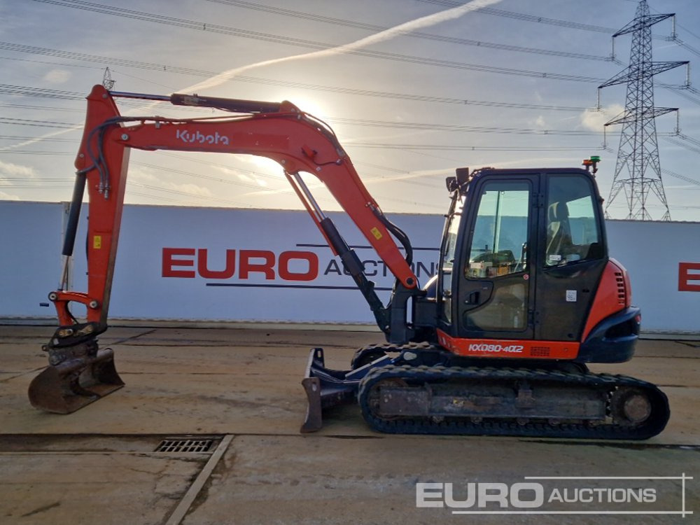 2019 Kubota KX080-4A - Мини багер: слика 2 2019 Kubota KX080-4A - Мини багер: слика 2