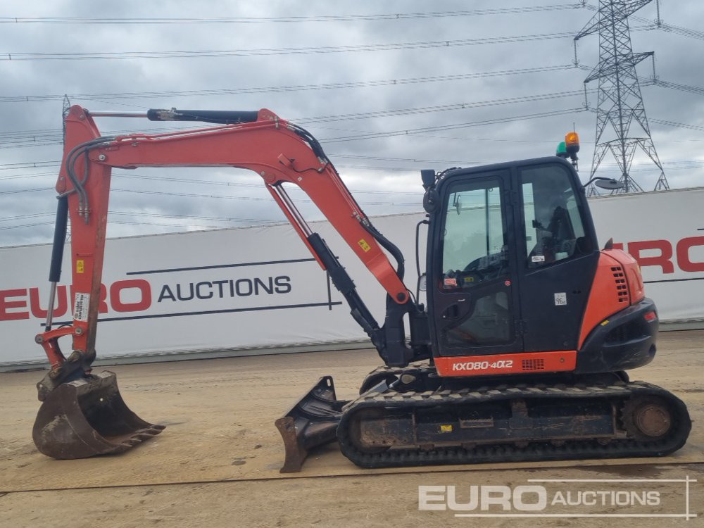 2019 Kubota KX080-4A2 - Мини багер: слика 2 2019 Kubota KX080-4A2 - Мини багер: слика 2
