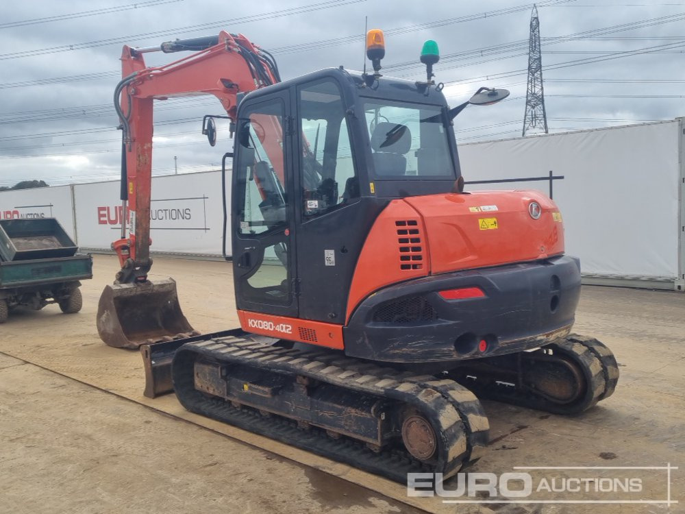 2019 Kubota KX080-4A2 - Мини багер: слика 3 2019 Kubota KX080-4A2 - Мини багер: слика 3