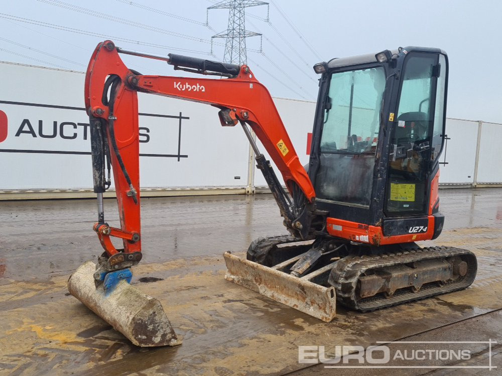 2019 Kubota U27-4 - Мини багер: слика 1 2019 Kubota U27-4 - Мини багер: слика 1