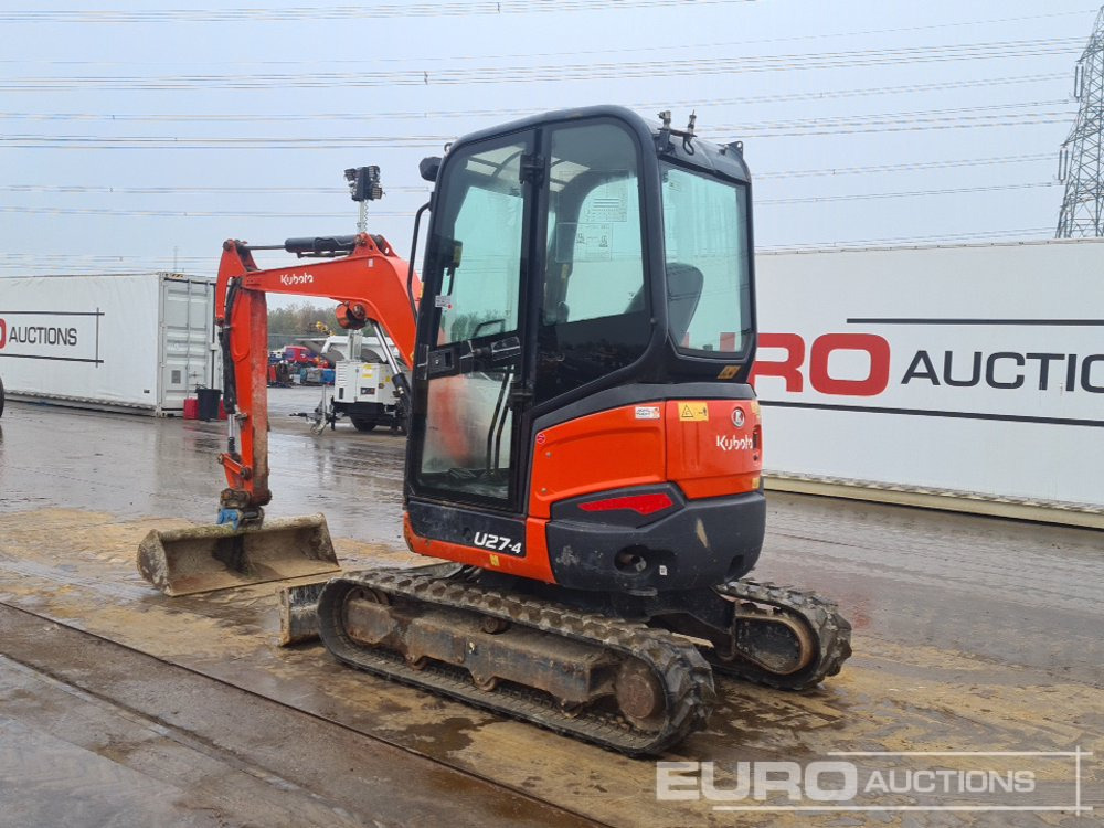 2019 Kubota U27-4 - Мини багер: слика 3 2019 Kubota U27-4 - Мини багер: слика 3