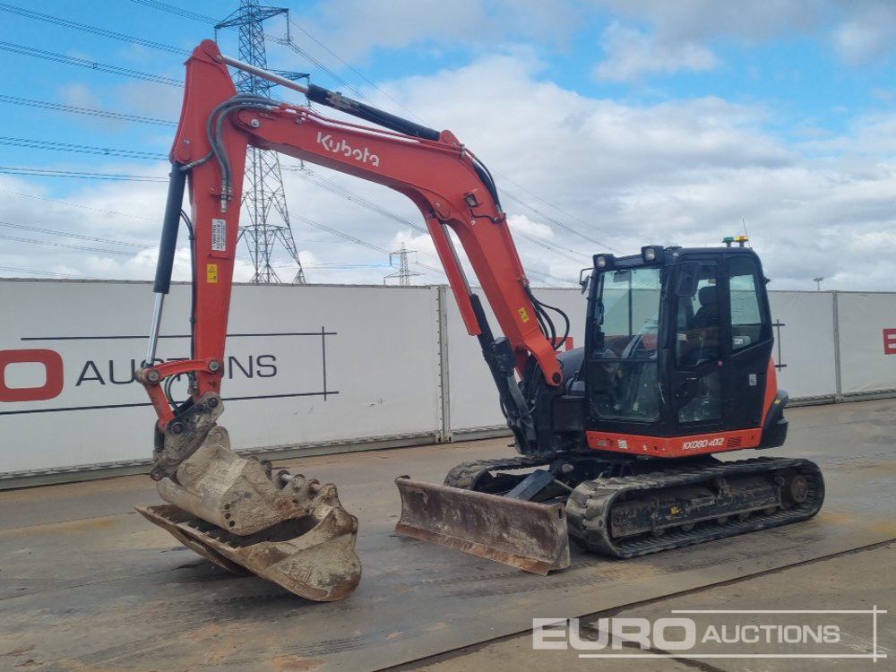 2020 Kubota KX080-4A2 - Мини багер: слика 1 2020 Kubota KX080-4A2 - Мини багер: слика 1