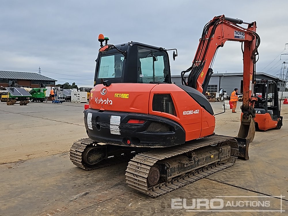 2020 Kubota KX080-4A2 - Мини багер: слика 5 2020 Kubota KX080-4A2 - Мини багер: слика 5