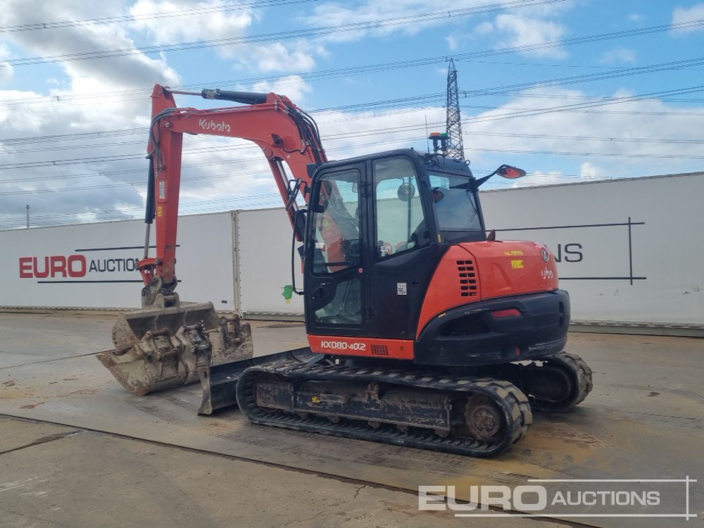 2020 Kubota KX080-4A2 - Мини багер: слика 3 2020 Kubota KX080-4A2 - Мини багер: слика 3