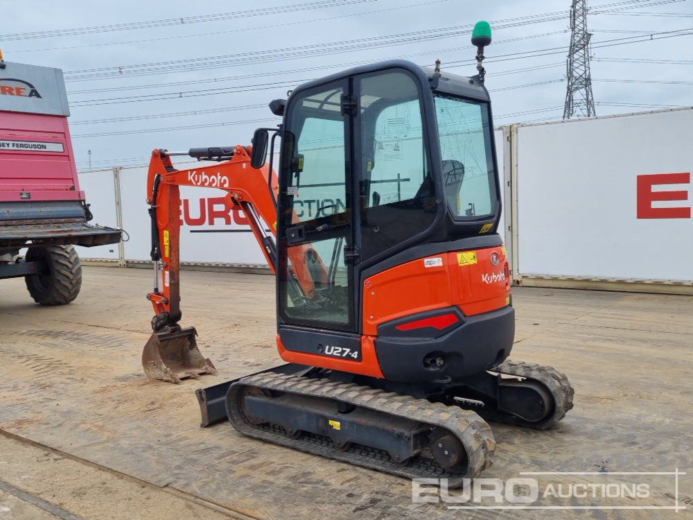 2020 Kubota U27-4 - Мини багер: слика 3 2020 Kubota U27-4 - Мини багер: слика 3