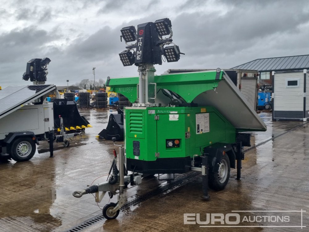 2020 Trime X-Solar Single Axle Solar Powered LED Lighting Tower - Кула за рефлектори: слика 1 2020 Trime X-Solar Single Axle Solar Powered LED Lighting Tower - Кула за рефлектори: слика 1