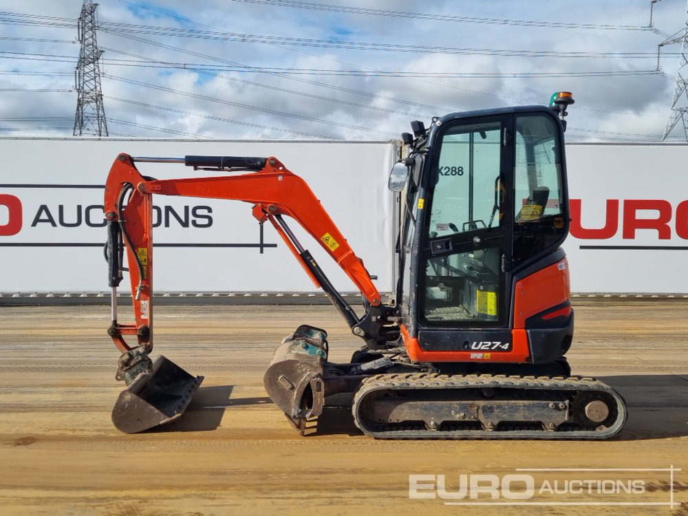 2021 Kubota U27-4 - Мини багер: слика 2 2021 Kubota U27-4 - Мини багер: слика 2