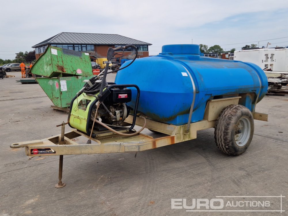 2021 Trailer Engineering Single Axle Plastic Water Bowser, Yanmar Pressure Washer - Перач под висок притисок: слика 1 2021 Trailer Engineering Single Axle Plastic Water Bowser, Yanmar Pressure Washer - Перач под висок притисок: слика 1