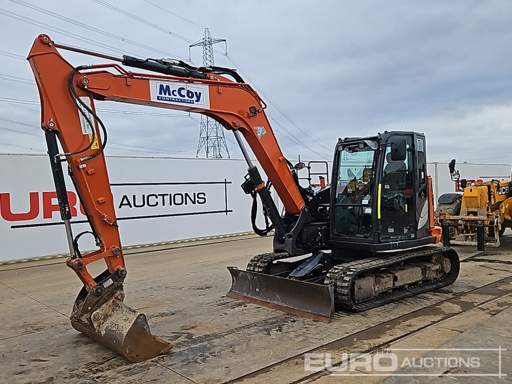 2022 Hitachi ZX85USB-6 - Мини багер: слика 1 2022 Hitachi ZX85USB-6 - Мини багер: слика 1