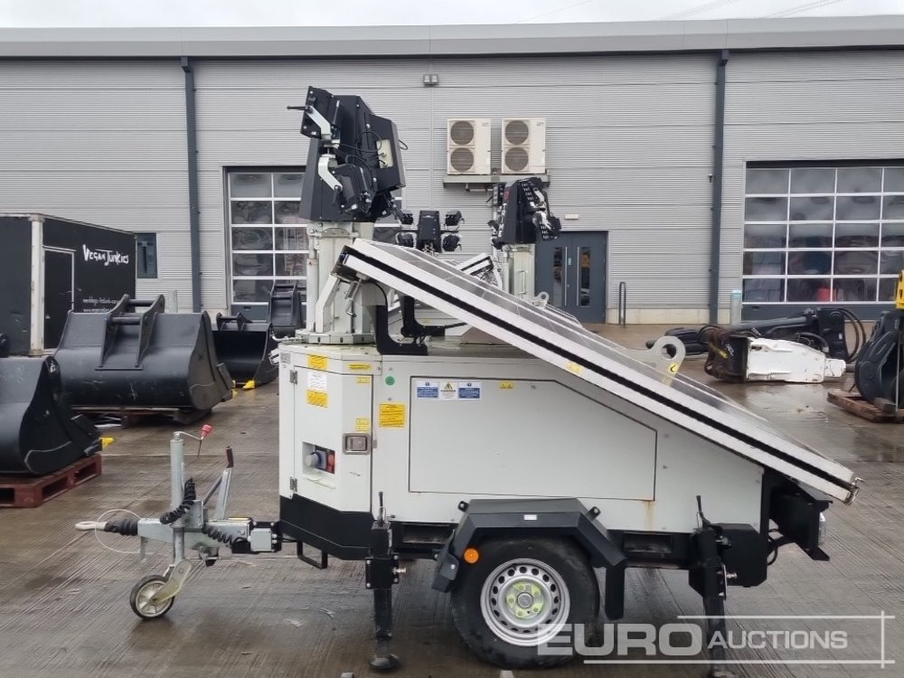 2022 Trime X-Solar Single Axle Solar Powered LED Lighting Tower - Кула за рефлектори: слика 2 2022 Trime X-Solar Single Axle Solar Powered LED Lighting Tower - Кула за рефлектори: слика 2