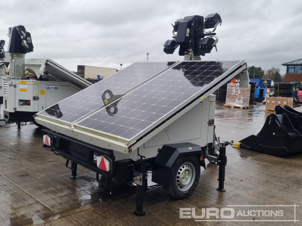 2022 Trime X-Solar Single Axle Solar Powered LED Lighting Tower - Кула за рефлектори: слика 5 2022 Trime X-Solar Single Axle Solar Powered LED Lighting Tower - Кула за рефлектори: слика 5