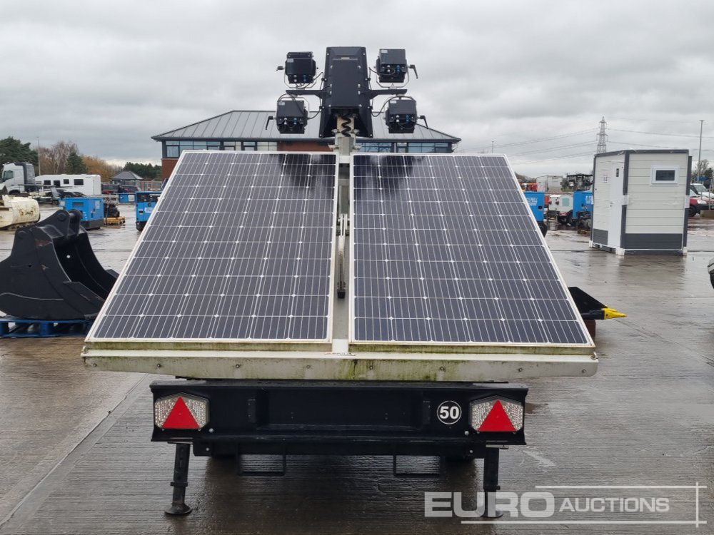 2022 Trime X-Solar Single Axle Solar Powered LED Lighting Tower - Кула за рефлектори: слика 4 2022 Trime X-Solar Single Axle Solar Powered LED Lighting Tower - Кула за рефлектори: слика 4
