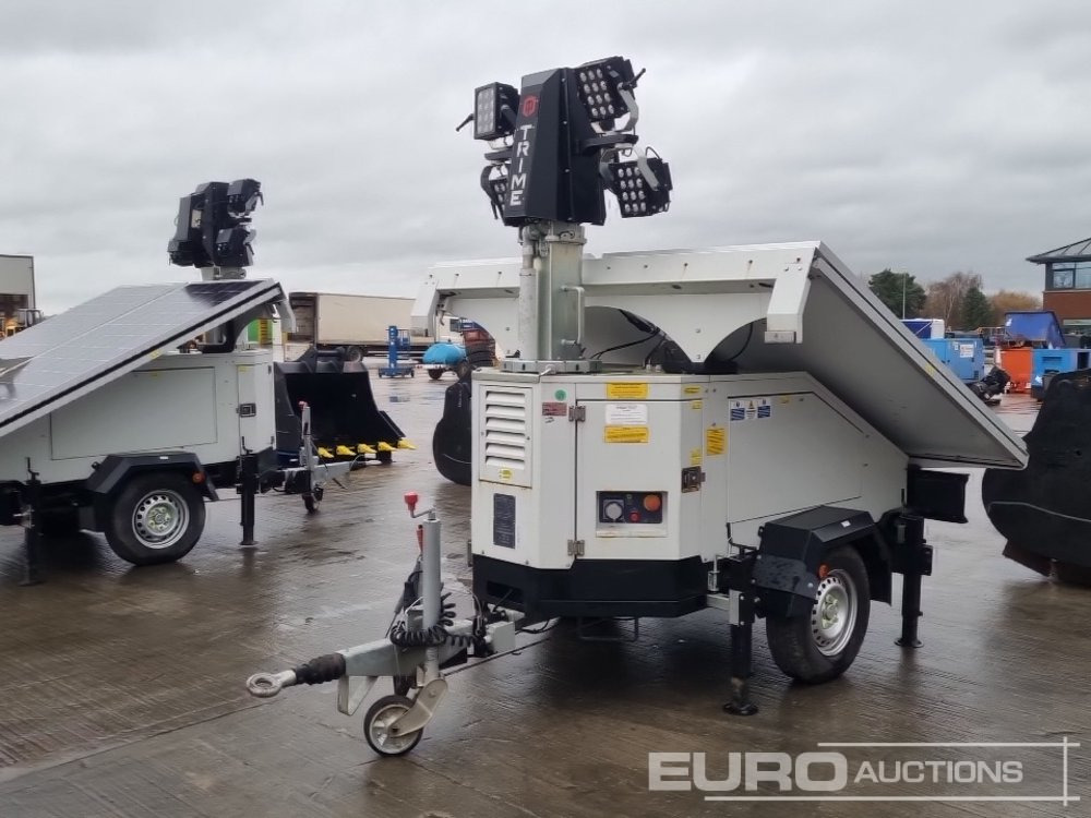 2022 Trime X-Solar Single Axle Solar Powered LED Lighting Tower - Кула за рефлектори: слика 1 2022 Trime X-Solar Single Axle Solar Powered LED Lighting Tower - Кула за рефлектори: слика 1