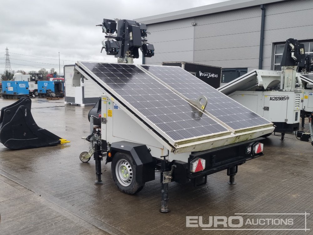 2022 Trime X-Solar Single Axle Solar Powered LED Lighting Tower - Кула за рефлектори: слика 3 2022 Trime X-Solar Single Axle Solar Powered LED Lighting Tower - Кула за рефлектори: слика 3