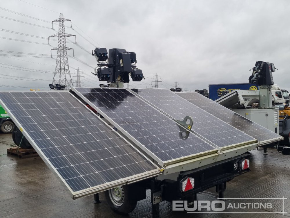 Кула за рефлектори 2022 Trime X-Solar Single Axle Solar Powered LED Lighting Tower: слика 22 Кула за рефлектори 2022 Trime X-Solar Single Axle Solar Powered LED Lighting Tower: слика 22
