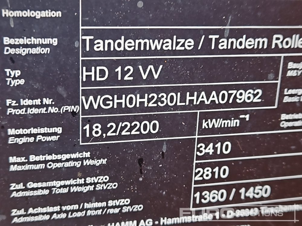 Ваљак 2024 Hamm HD12 VV: слика 37