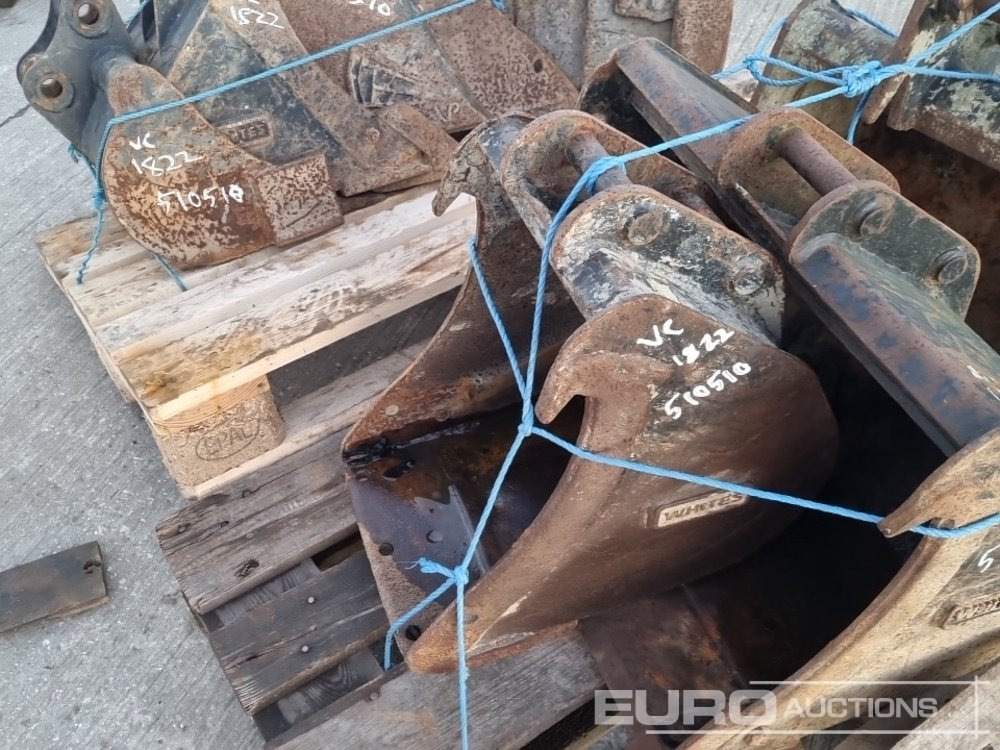 Корпа 24", 24", 24", 18", 12", 12", 12" Digging Bucket 30-35mm Pin to suit Mini Excavator: слика 8