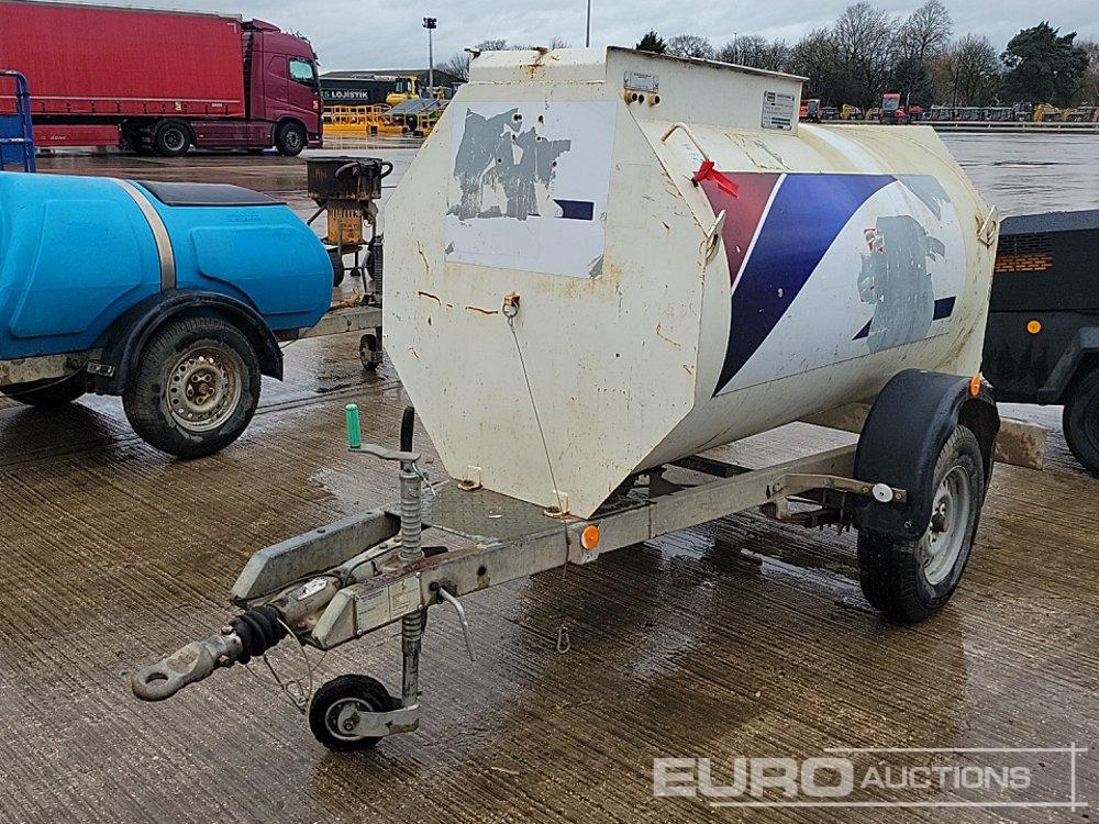 Bowser Supply 1000 Litre Single Axle Bunded Fuel Bowser - Резервоар за складирање: слика 1 Bowser Supply 1000 Litre Single Axle Bunded Fuel Bowser - Резервоар за складирање: слика 1