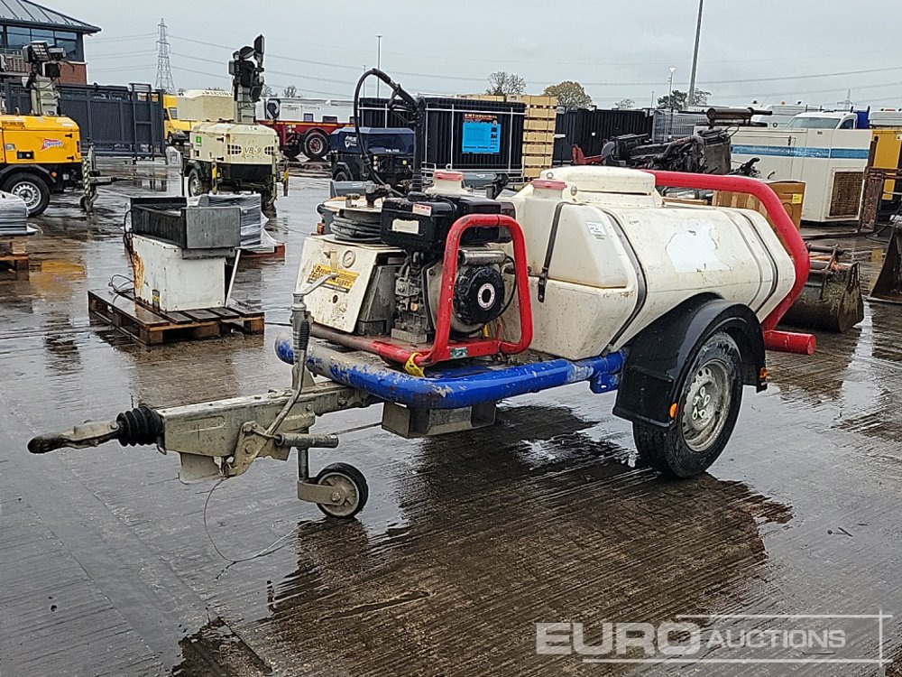 Brendon Powerwashers Single Axle Plastic Water Bowser, Yanmar Pressure Washer - Перач под висок притисок: слика 1 Brendon Powerwashers Single Axle Plastic Water Bowser, Yanmar Pressure Washer - Перач под висок притисок: слика 1
