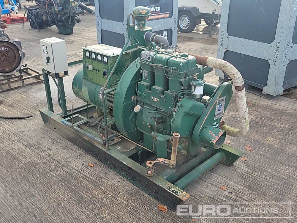 Brush 25kVA Skid Mounted Generator, Lister Engine - Генераторска поставка: слика 1 Brush 25kVA Skid Mounted Generator, Lister Engine - Генераторска поставка: слика 1