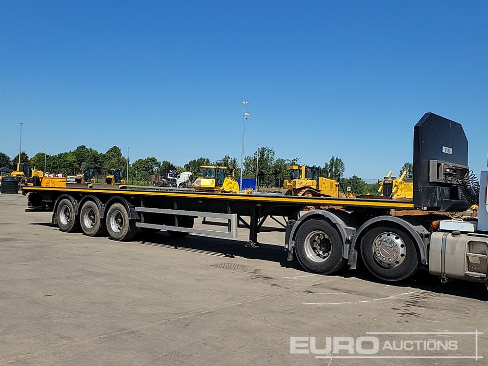 Полуприколка платформа Cartwright Tri Axle Flatbed Trailer: слика 7