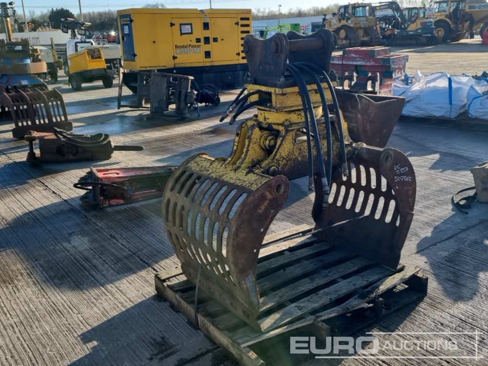 Atlas Copco Hydraulic Rotating Selector Grab 50mm Pin to suit 6-8 Ton Excavator - Додаток за Багер: слика 5 Atlas Copco Hydraulic Rotating Selector Grab 50mm Pin to suit 6-8 Ton Excavator - Додаток за Багер: слика 5